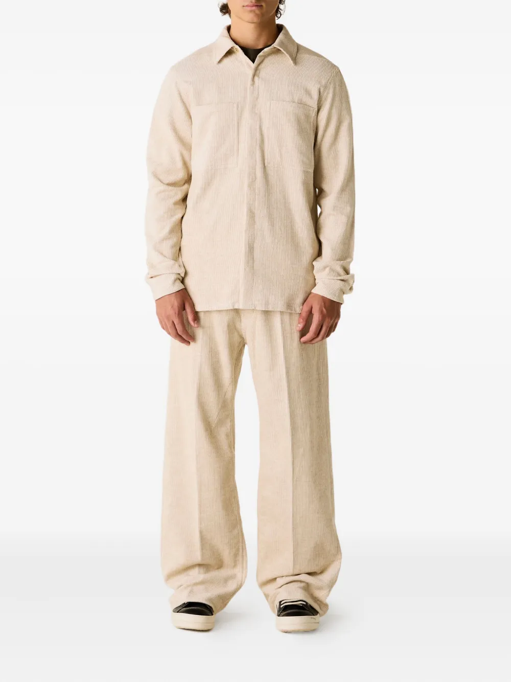Rick Owens long-sleeve shirt - Beige