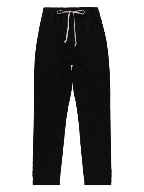 Rick Owens pantalones con cordones en la pretina