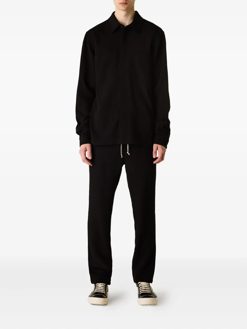 Rick Owens drawstring trousers - Zwart