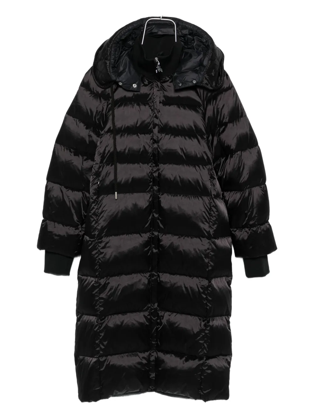 Patrizia Pepe hooded puffer coat | Black | Image 1
