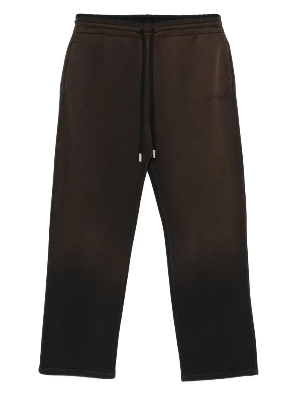 Off-White ombré-effect drawstring-waist pants | Brown | Image 1