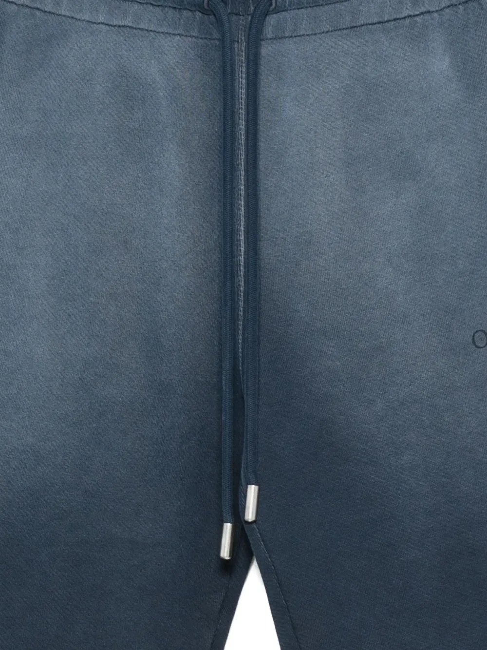Off-white Drawstring Ombre-effect Shorts In Blue