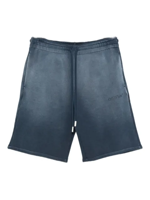 Off-White drawstring ombre-effect shorts