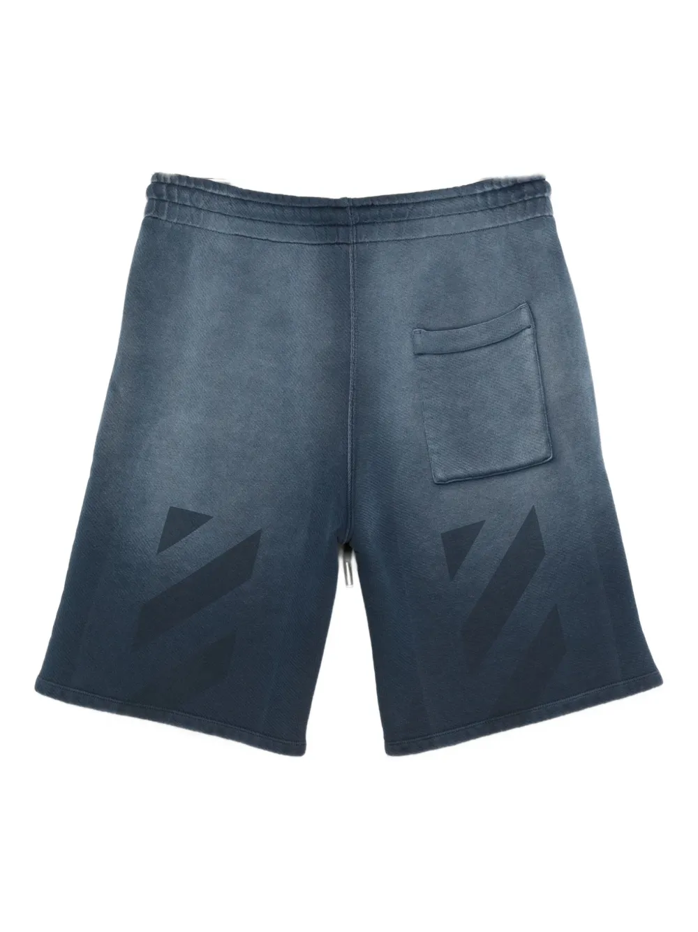 Off-White drawstring ombre-effect shorts | Track & Running Shorts | Image 2