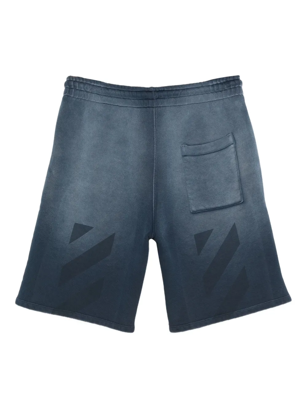 Off-White drawstring ombre-effect shorts | Track & Running Shorts | Image 2
