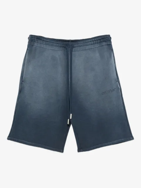 Off-White drawstring ombre-effect shorts
