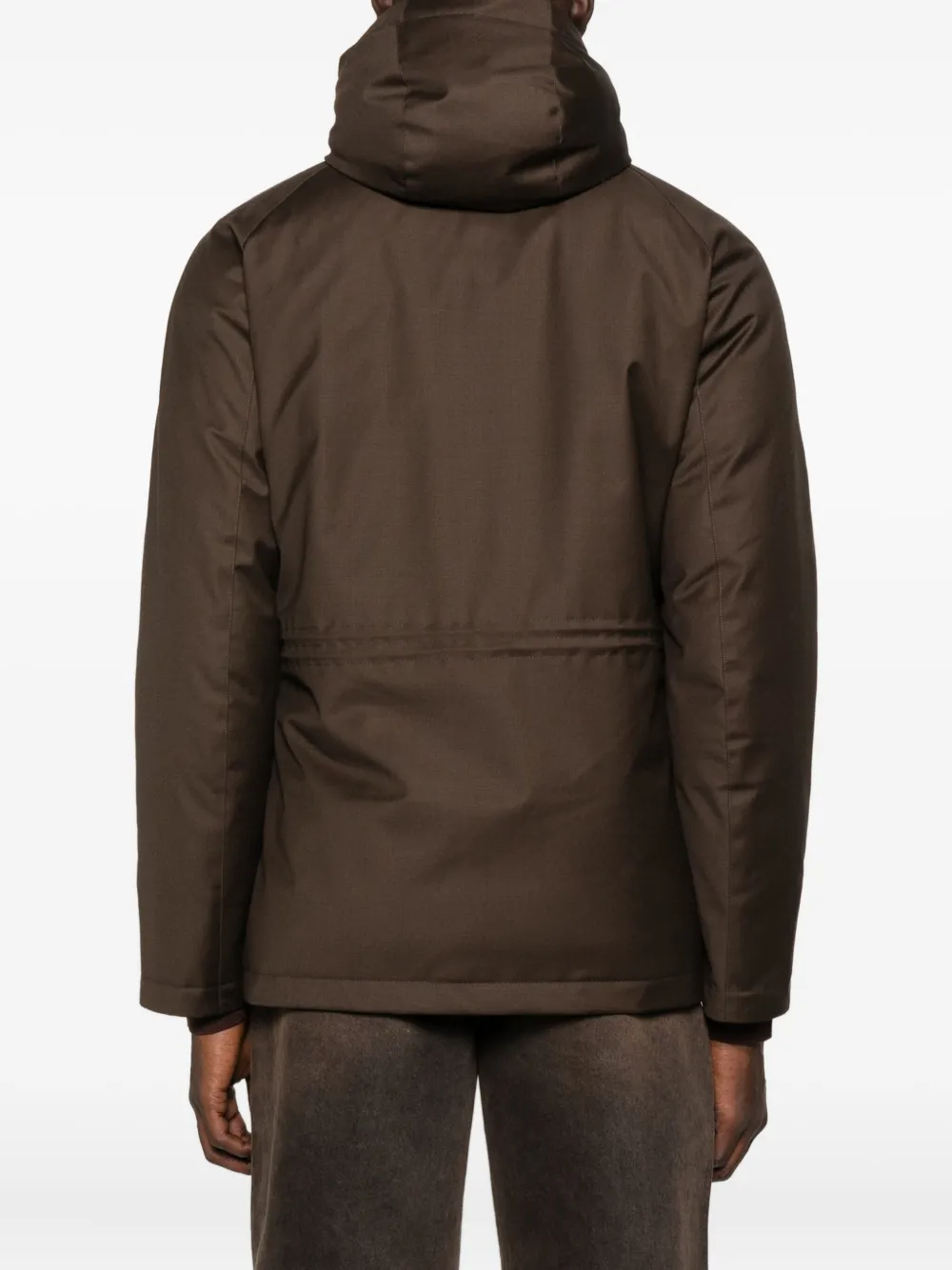 Montecore Hooded Padded Jacket In Brown