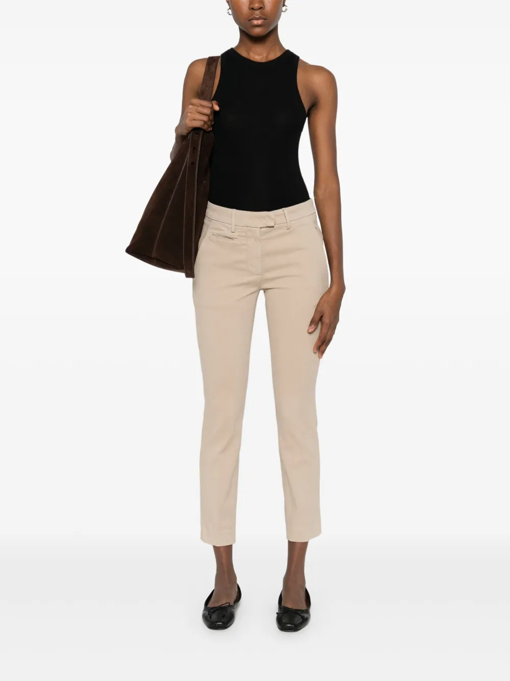 DONDUP Katoenen broek - Beige