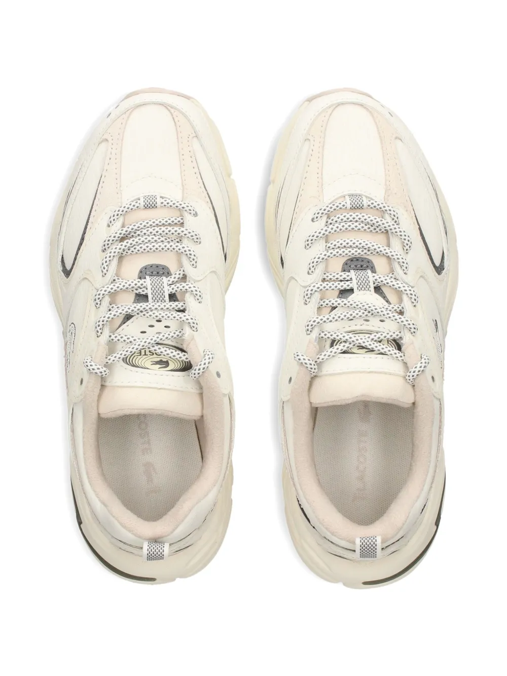 Lacoste Sneakers met logoprint Beige