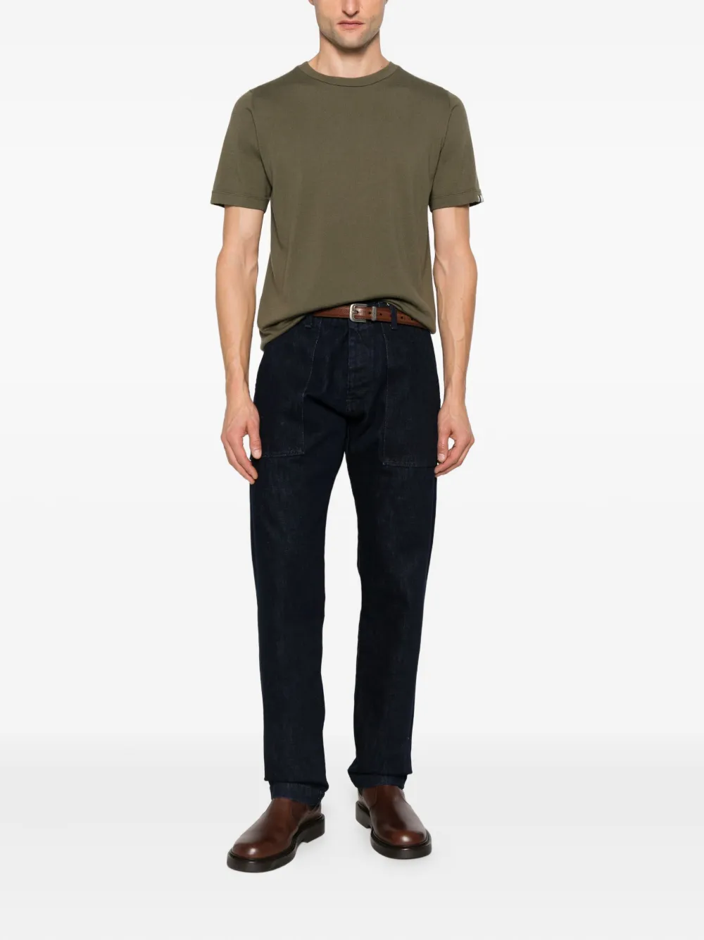 Extreme Cashmere James Crew-neck T-shirt In Green