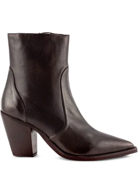 Julie Dee 70mm pointed-toe block-heel boots