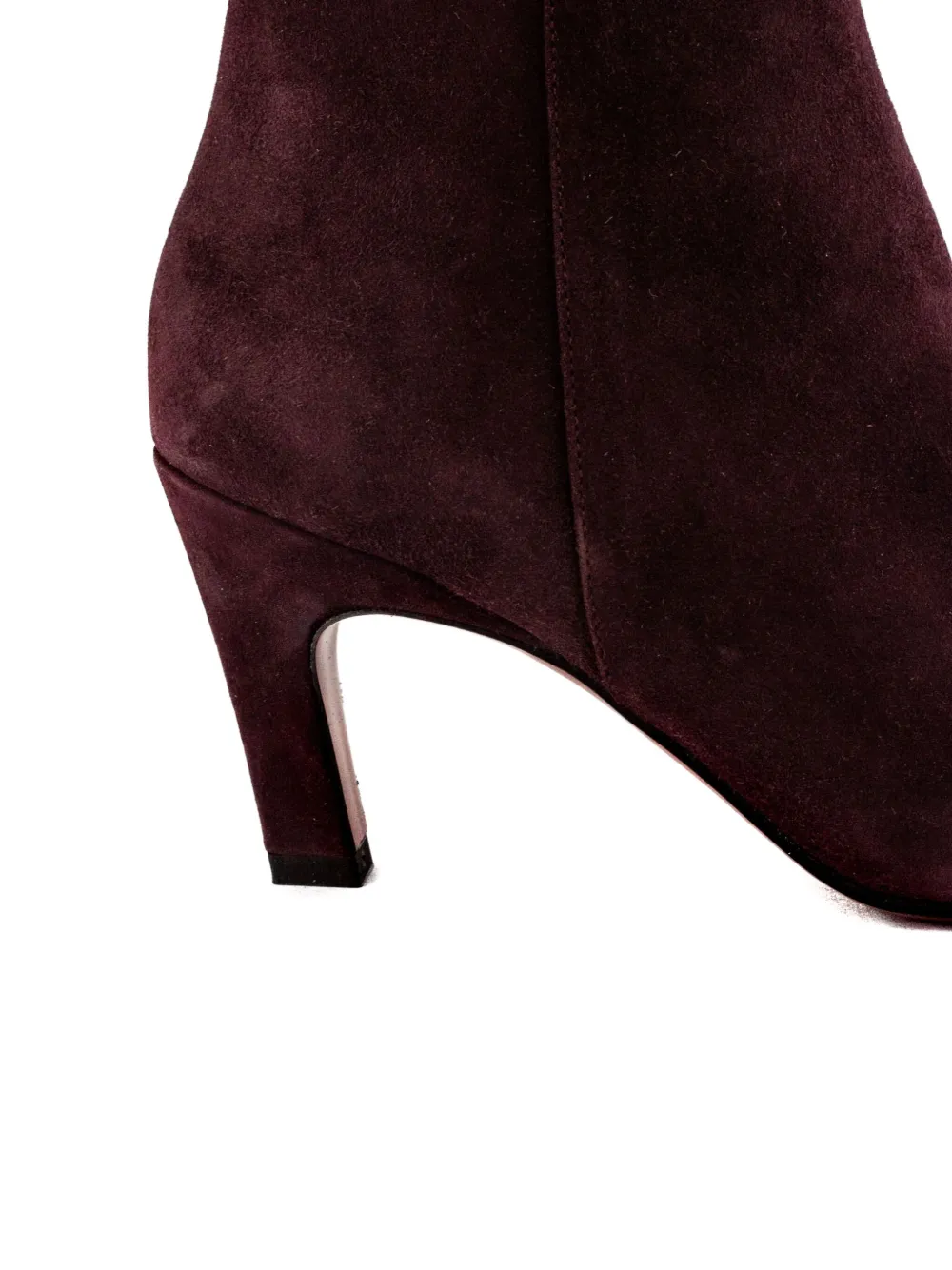 Roberto Festa 70mm Suede Boots In Purple