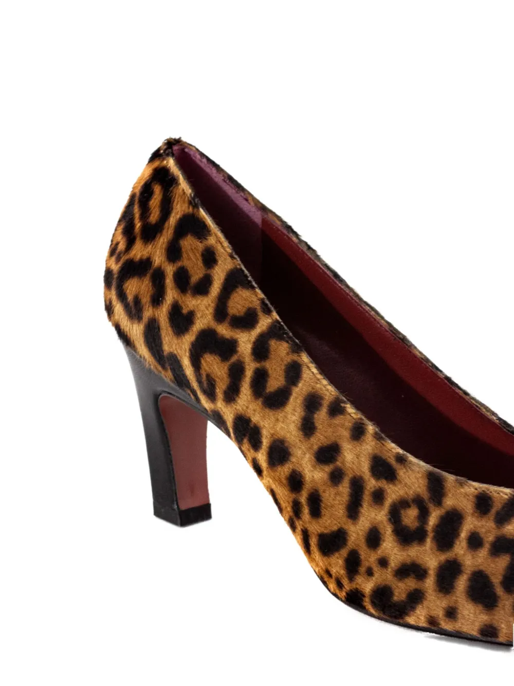 Roberto Festa 50mm Leopard-print Pointed-toe Pumps In Brown