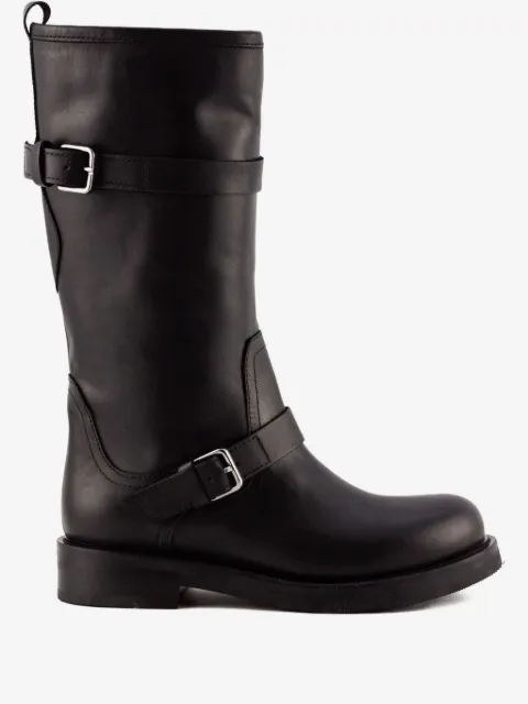 Julie Dee botas con correa y hebilla
