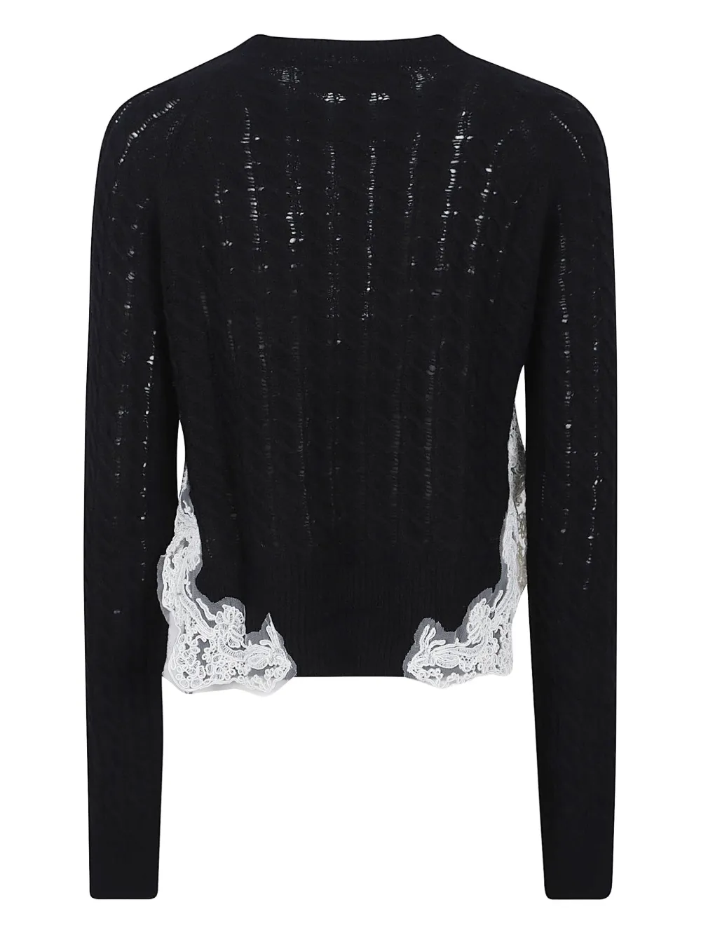 Ermanno Scervino open-knit lace-insert sweater | Knitted Sweaters | Image 2