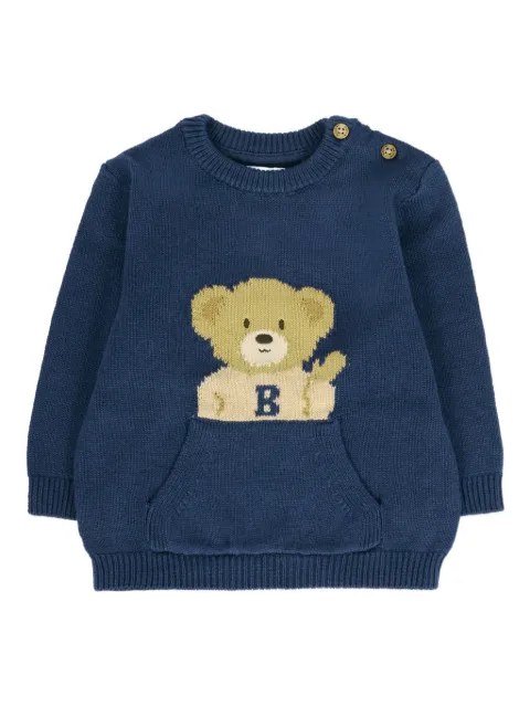 Mayoral teddy-motif sweater