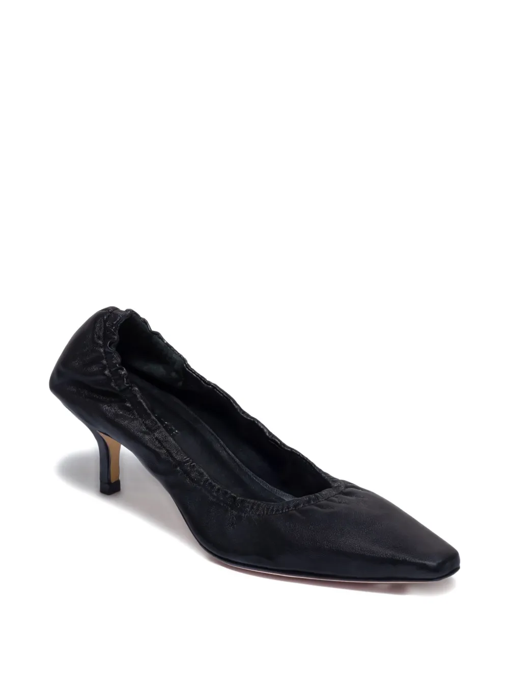 Bernardo 1946 Manu ruched leather pumps | Heeled Pumps | Image 2