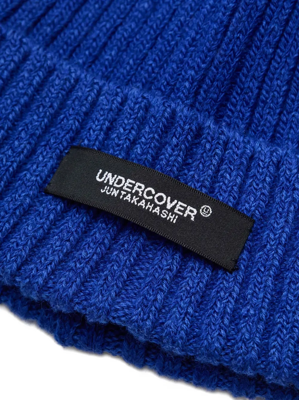 Undercover Ribbed Beanie In Blue