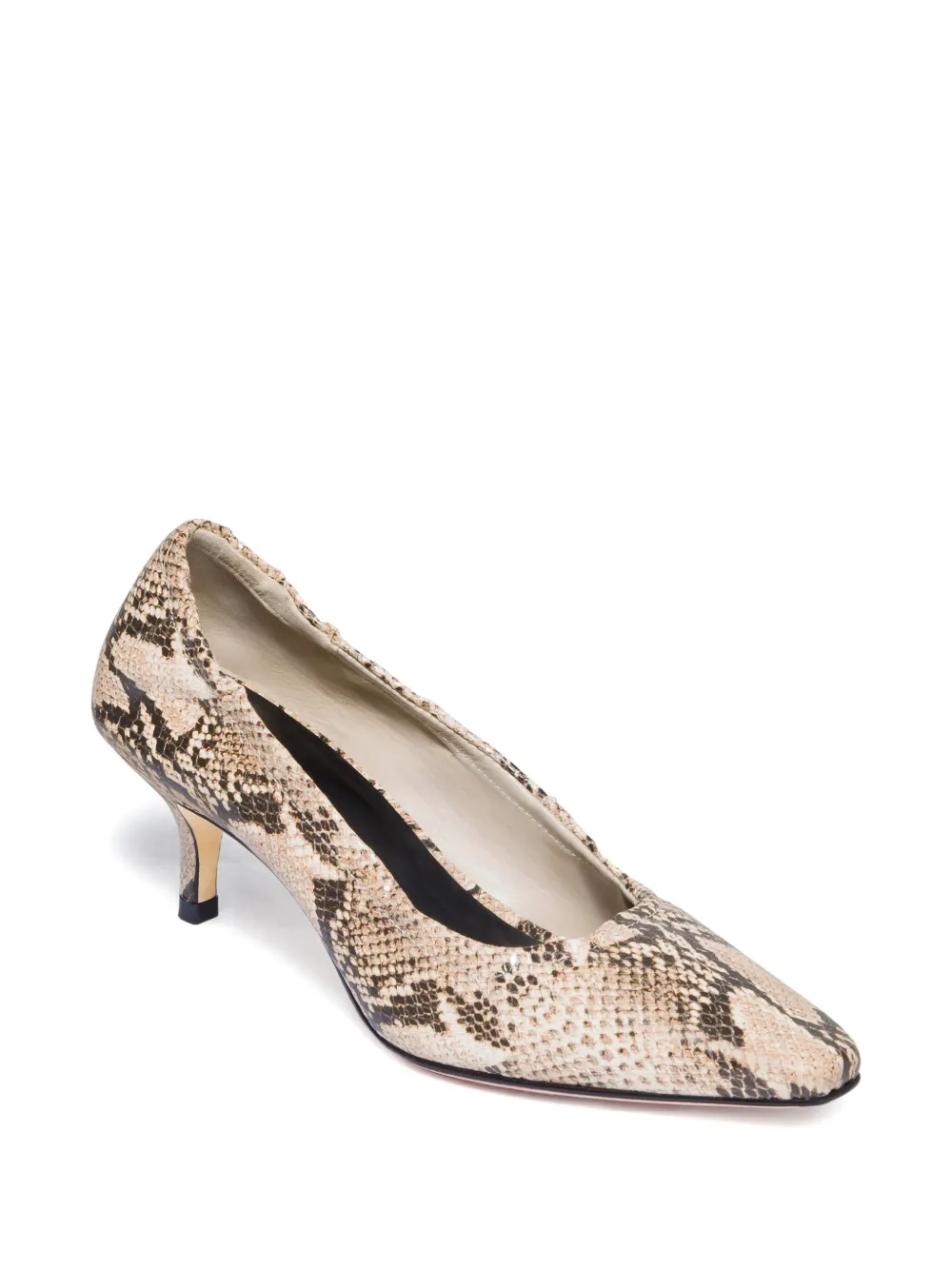 Bernardo 1946 57mm Manu snakeskin-effect pumps | Heeled Pumps | Image 2