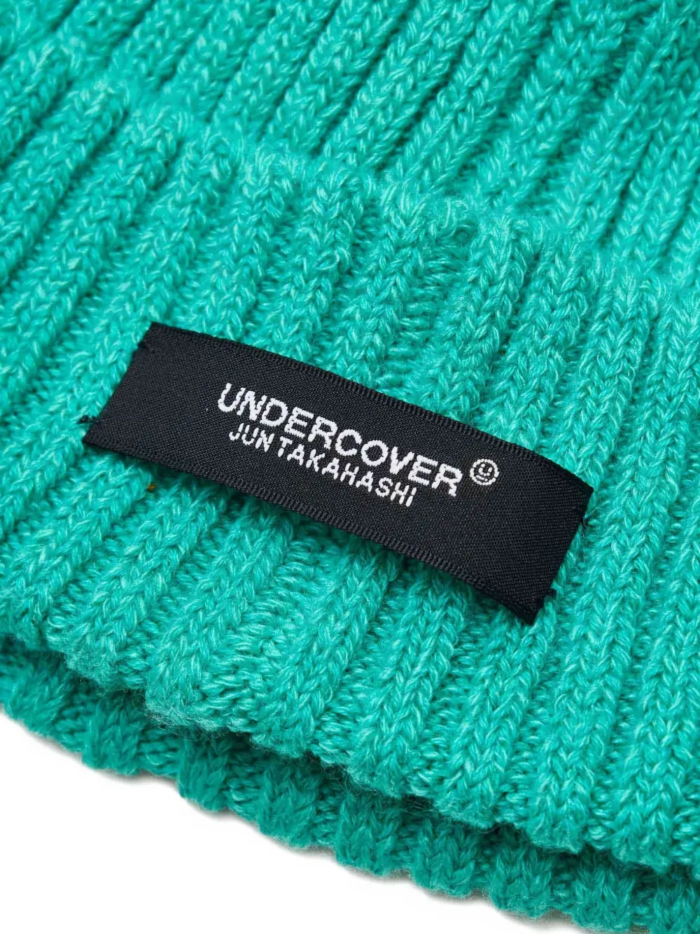 Undercover Ribbed Beanie In Green