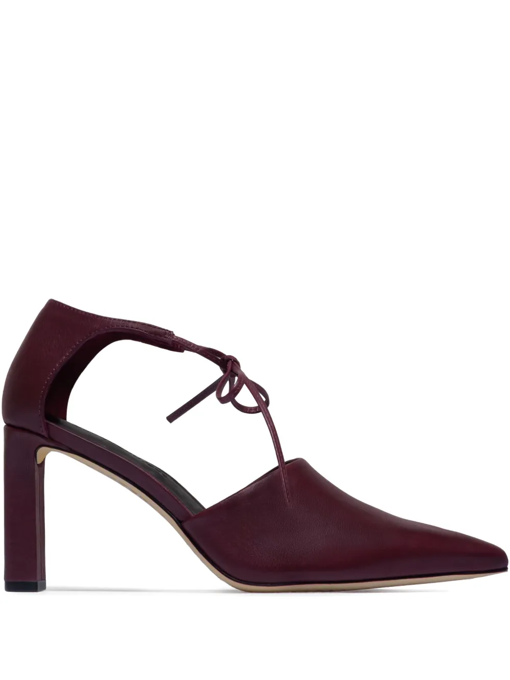 Bernardo 1946 82mm Siena lace-up pumps | Purple | Image 1