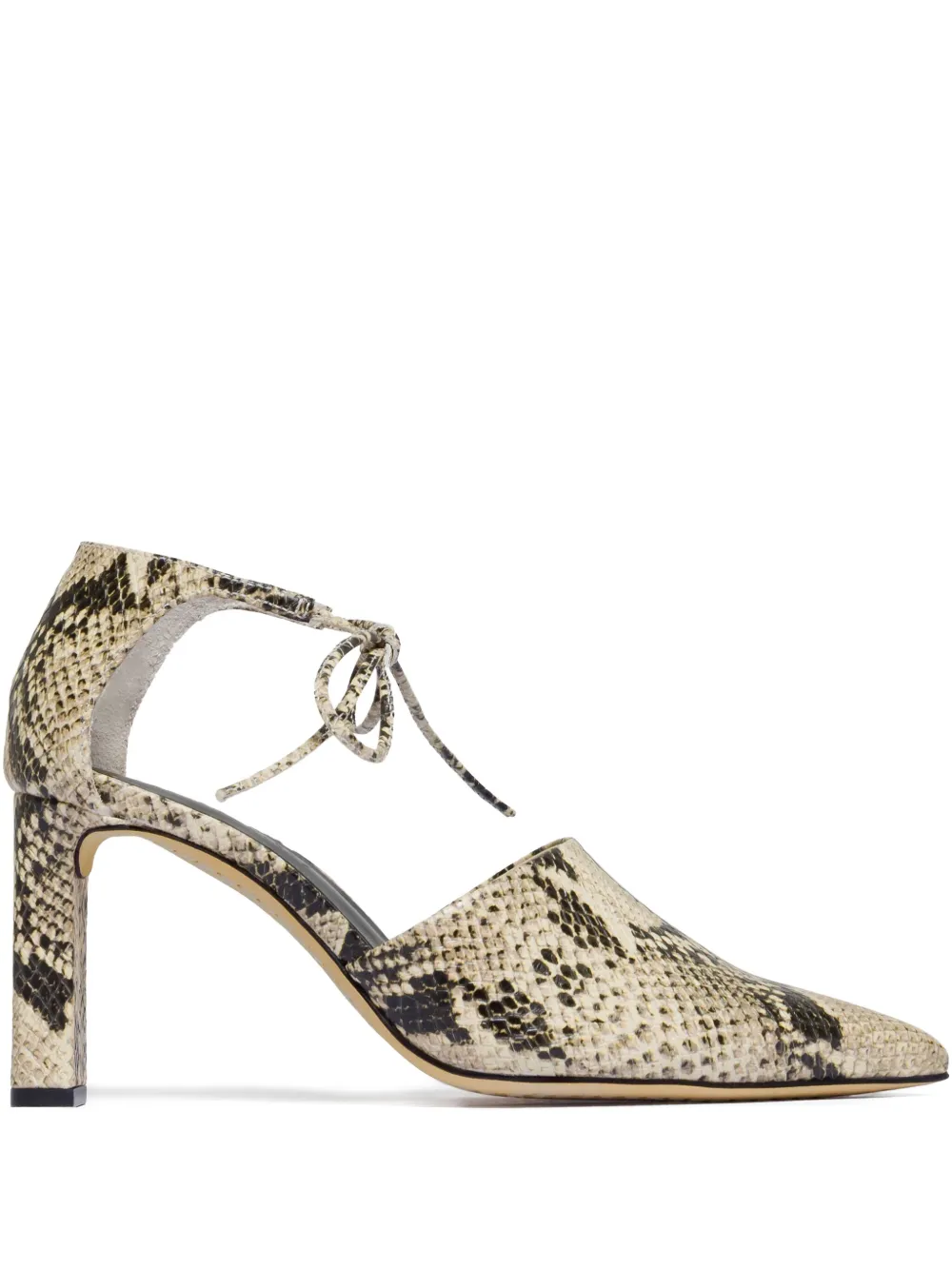 Bernardo 1946 82mm Siena Snakeskin-effect Pumps In Black