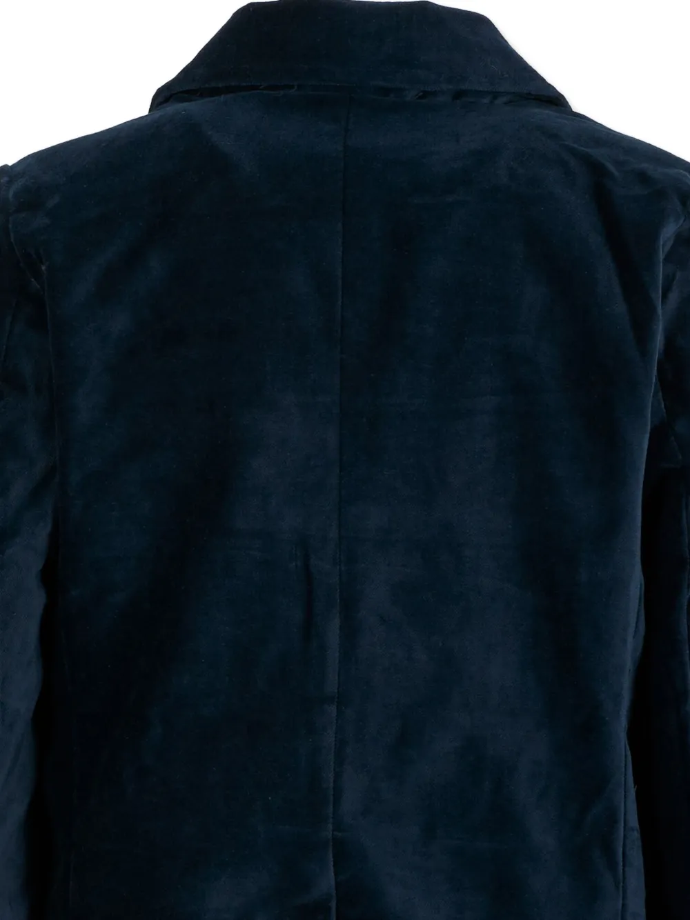 Molo Fluwelen blazer met twee knopen Blauw