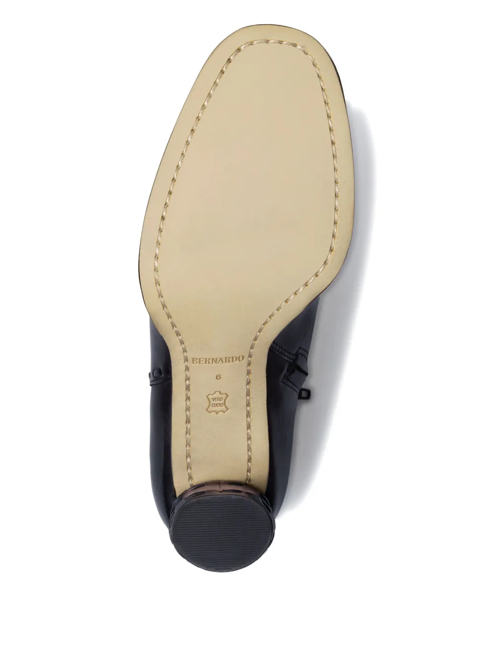 Bernardo 1946 7.6 Gene Block-heel Boots In Black