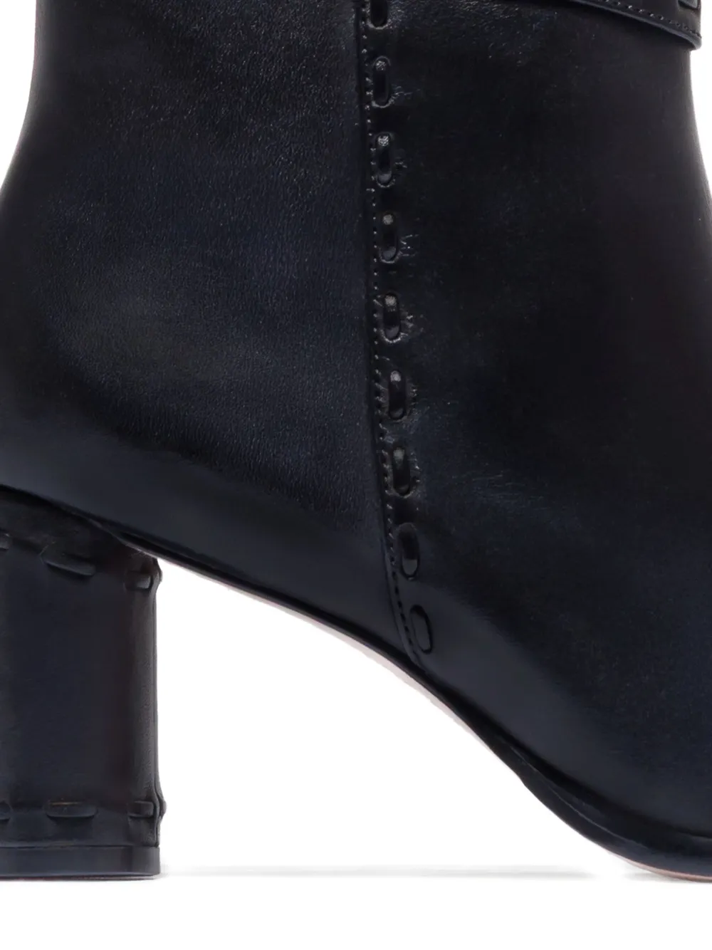 Bernardo 1946 7.6 Gene Block-heel Boots In Black