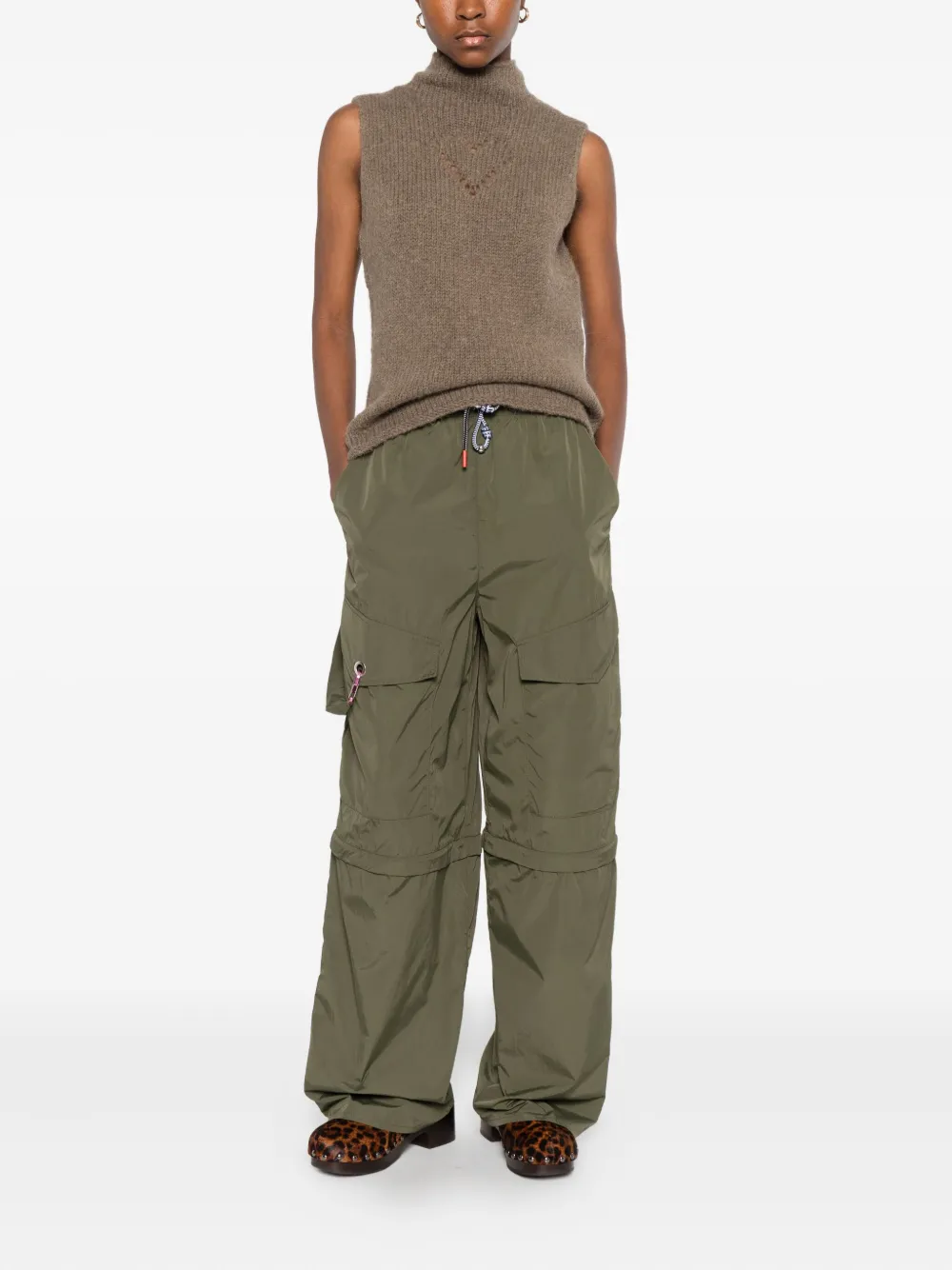Stine Goya Turtleneck Vest In Brown