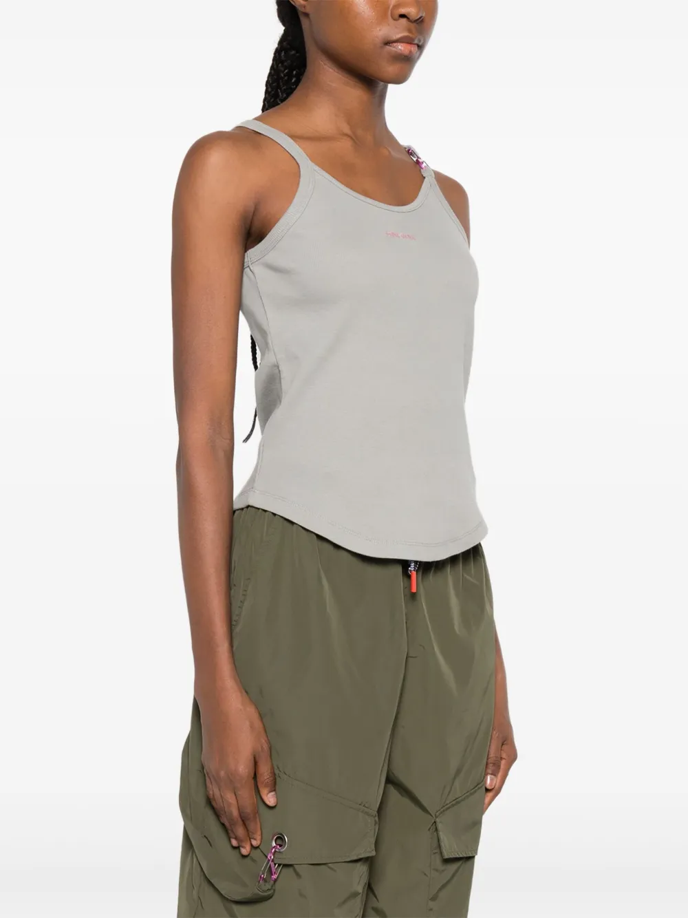 Stine Goya Tanktop met karabijndetail Grijs