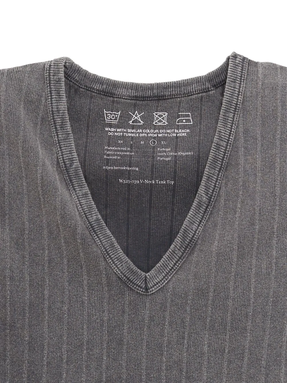 mfpen Tanktop met V-hals Grijs
