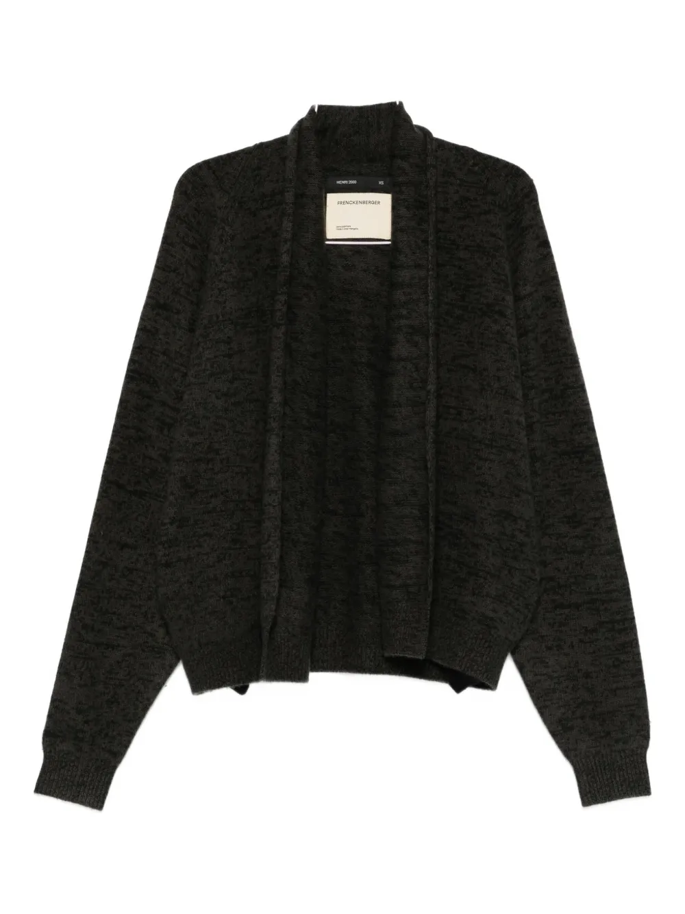 Frenckenberger open-front cardigan - ブラック Frenckenberger open-front cardigan - ブラック