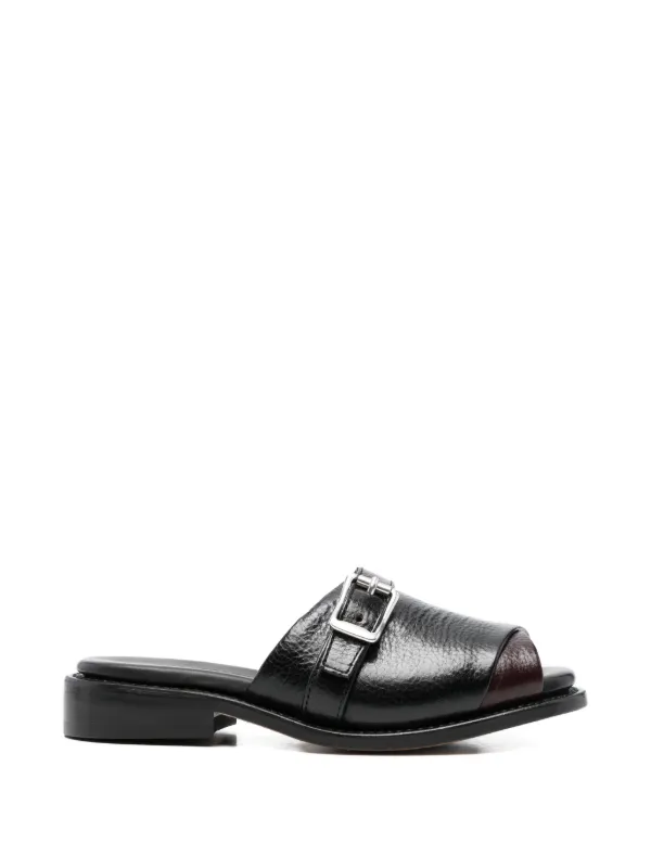 OUR LEGACY Ginza バックル サンダル | ブラック | FARFETCH JP