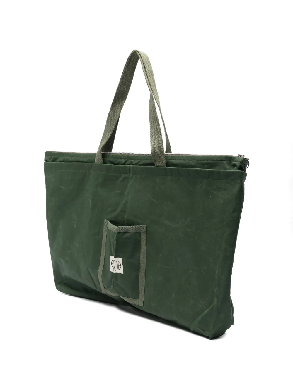  Bode Borsa Tote Con Zip - Verde 