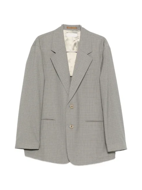 OUR LEGACY Industry check-pattern blazer