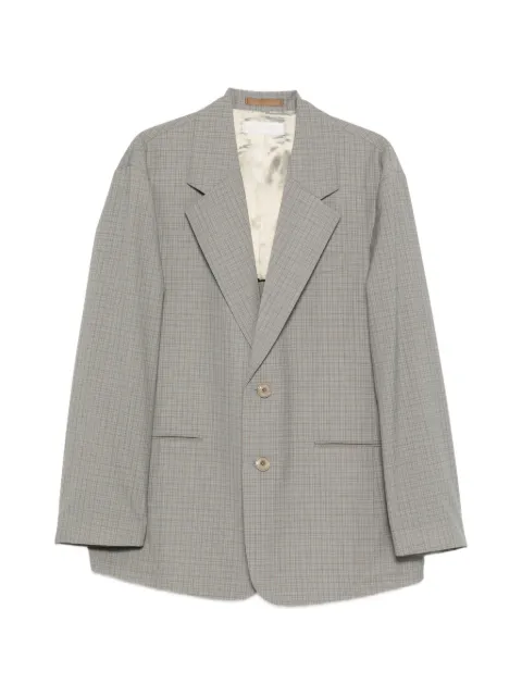 OUR LEGACY Industry check-pattern blazer