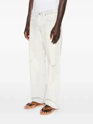 Third Cut belt-loop jeans 4