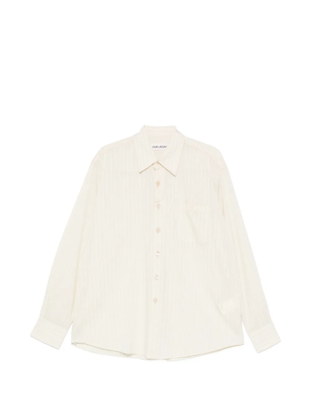 OUR LEGACY Above pinstriped shirt - Toni neutri