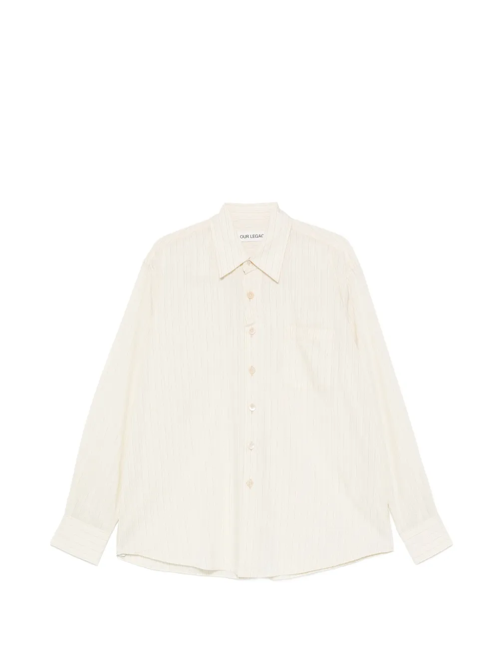 OUR LEGACY Above pinstriped shirt - Toni neutri