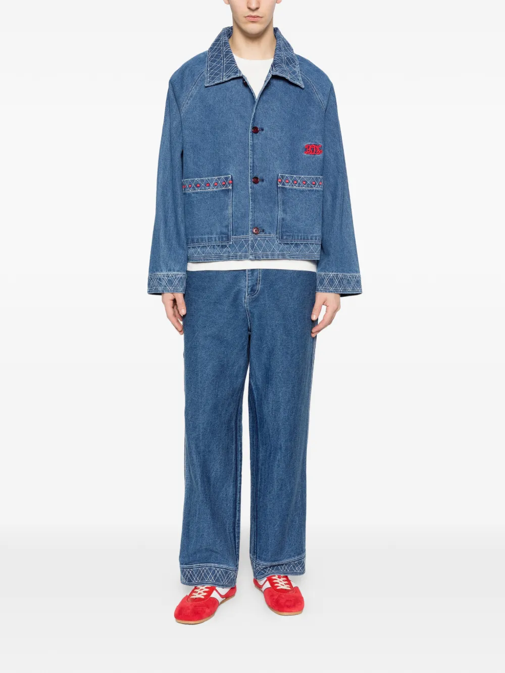 BODE брюки с вышивкой | Прямые джинсы | Image 2