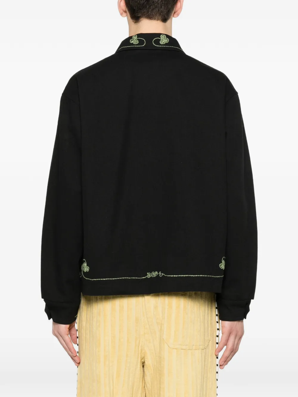 BODE Lucky Draw Embroidered Jacket | Black | FARFETCH