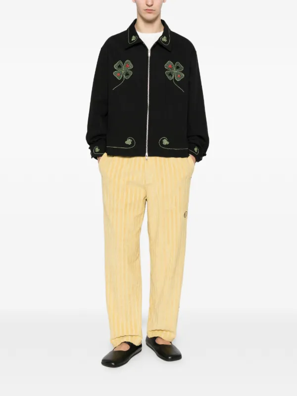 BODE Lucky Draw Embroidered Jacket | Black | FARFETCH
