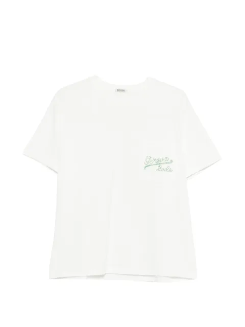 BODE Geneva beaded pocket T-shirt