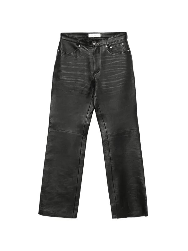 OUR LEGACY Carlson Cut レザーパンツ | ブラック | FARFETCH JP