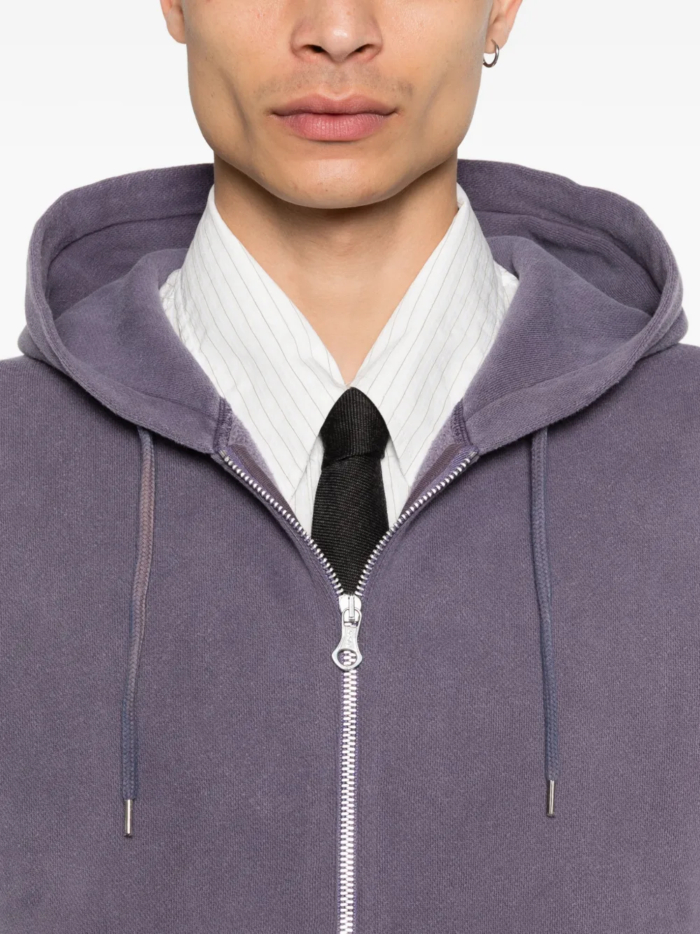 OUR LEGACY Rascal hoodie met rits Paars