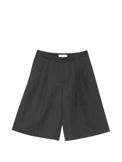 OUR LEGACY Split pinstripe shorts