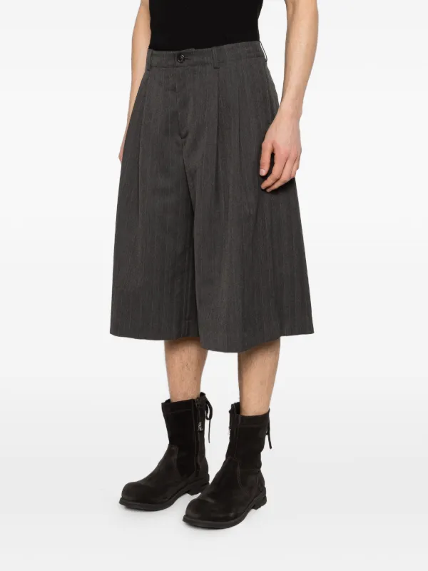 OUR LEGACY Split ストライプ ショートパンツ | グレー | FARFETCH JP