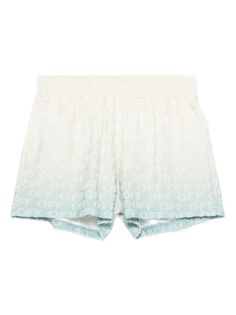 Off-White shorts con motivo del logo