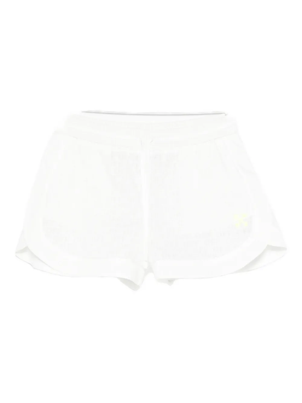 Off-white Shorts Aus Leinen In White